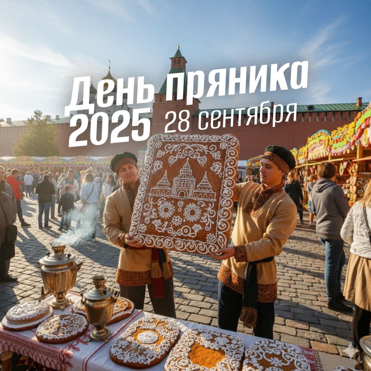 День пряника 28 сентября 2025: как Тула отметит: история, традиции и полная программа праздника
