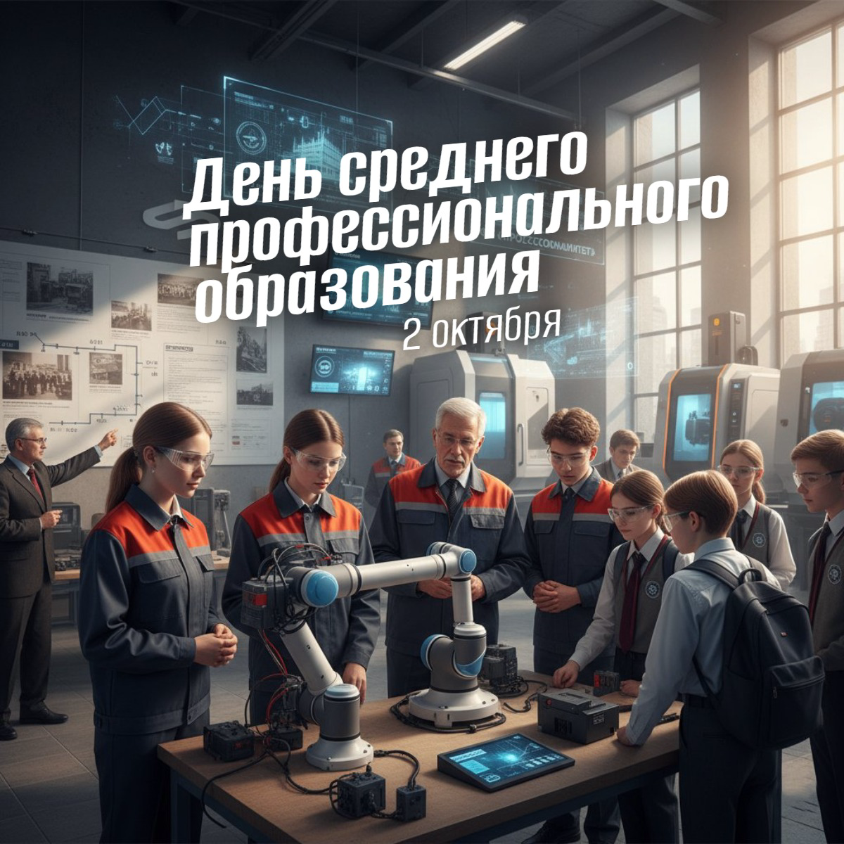 День среднего профессионального образования 2 октября: Путь от «Трудовых резервов» до востребованных профессий 2025
